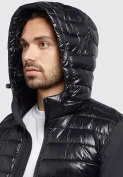 Khujo Bolt Shiny - Jas - Schwarz -Khujo 004a4ab648004bbc80113d895f669abb