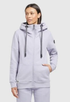 Khujo Salomea - Sweater Met Rits - Flieder -Khujo 04ce1f96fde54c8c9f8294f5bedaaaf2