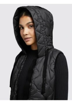 Khujo Malin - Bodywarmer - Schwarz -Khujo 0ee69fa1d9cd443992b39fb1131d7f58