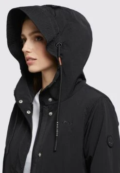 Khujo Adda - Halflange Jas - Schwarz -Khujo 18636d08889a430889f3444bd4f77c92