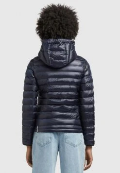 Khujo Lovina4 Shiny - Jas - Dunkelblau -Khujo 1f8a7405613f40a39ef0e4ad94b994bc