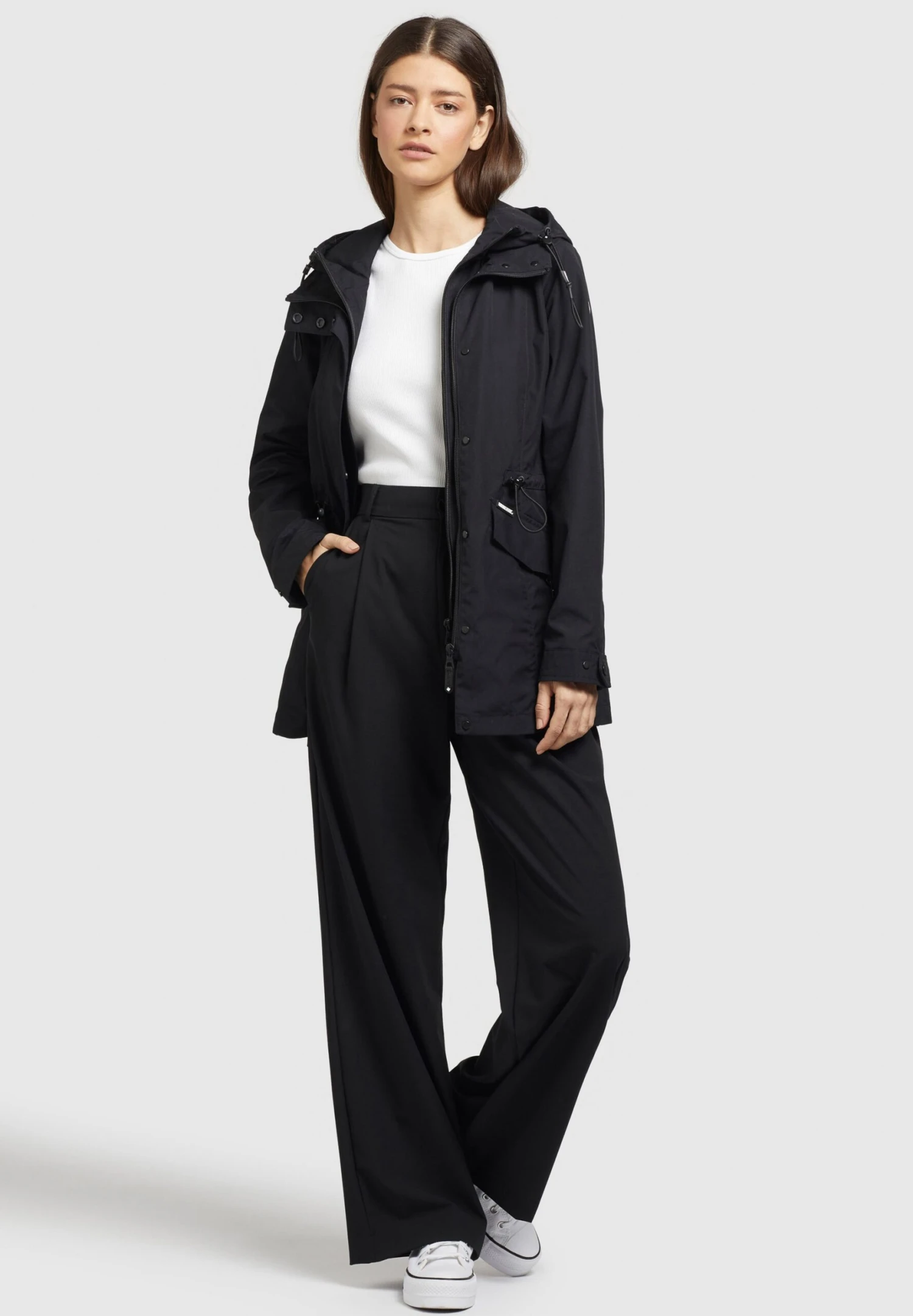 Khujo Felina - Regenjas - Schwarz 5 Khujo Felina - Regenjas - Schwarz - Afbeelding 5