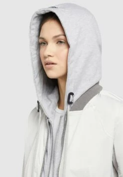 Khujo Persee - Lichte Jas - Hellgrau -Khujo 253623901abf427d9b9ae258542552a1