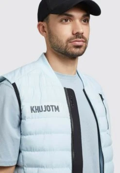 Khujo Reman Matt - Bodywarmer - Hellblau -Khujo 284c65be62a84989a860e697373e4a28