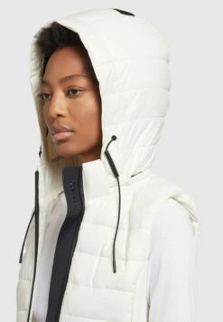 Khujo Fabia Shiny - Bodywarmer - Weiß -Khujo 2abe0d02b2b74109a78dd62426f84ef7