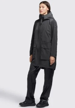 Khujo Mantel Ging - Halflange Jas - Schwarz -Khujo 2dc8b0bd4a314ed49baaca32d56a34ad