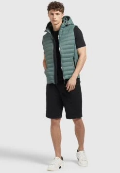 Khujo Wemo Matt - Bodywarmer - Türkis -Khujo 35b2da93e65b4f47a422dad2a29b21d7