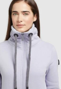 Khujo Tosta - Sweater Met Rits - Flieder -Khujo 3fa22149659d4d72825ca01fbdc38c55