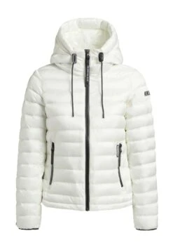 Khujo Lovina4 Shiny - Jas - Cremeweiß -Khujo 411efe9f220d48f1b8c30bccc7b50dc9