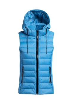 Khujo Fabia Matt - Bodywarmer - Blau -Khujo 42153e675ea747f7804f6a196921f6b4