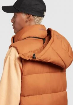 Khujo Magneta Matt - Bodywarmer - Orangebraun -Khujo 42dae36c37534956bb03f29926d051e6