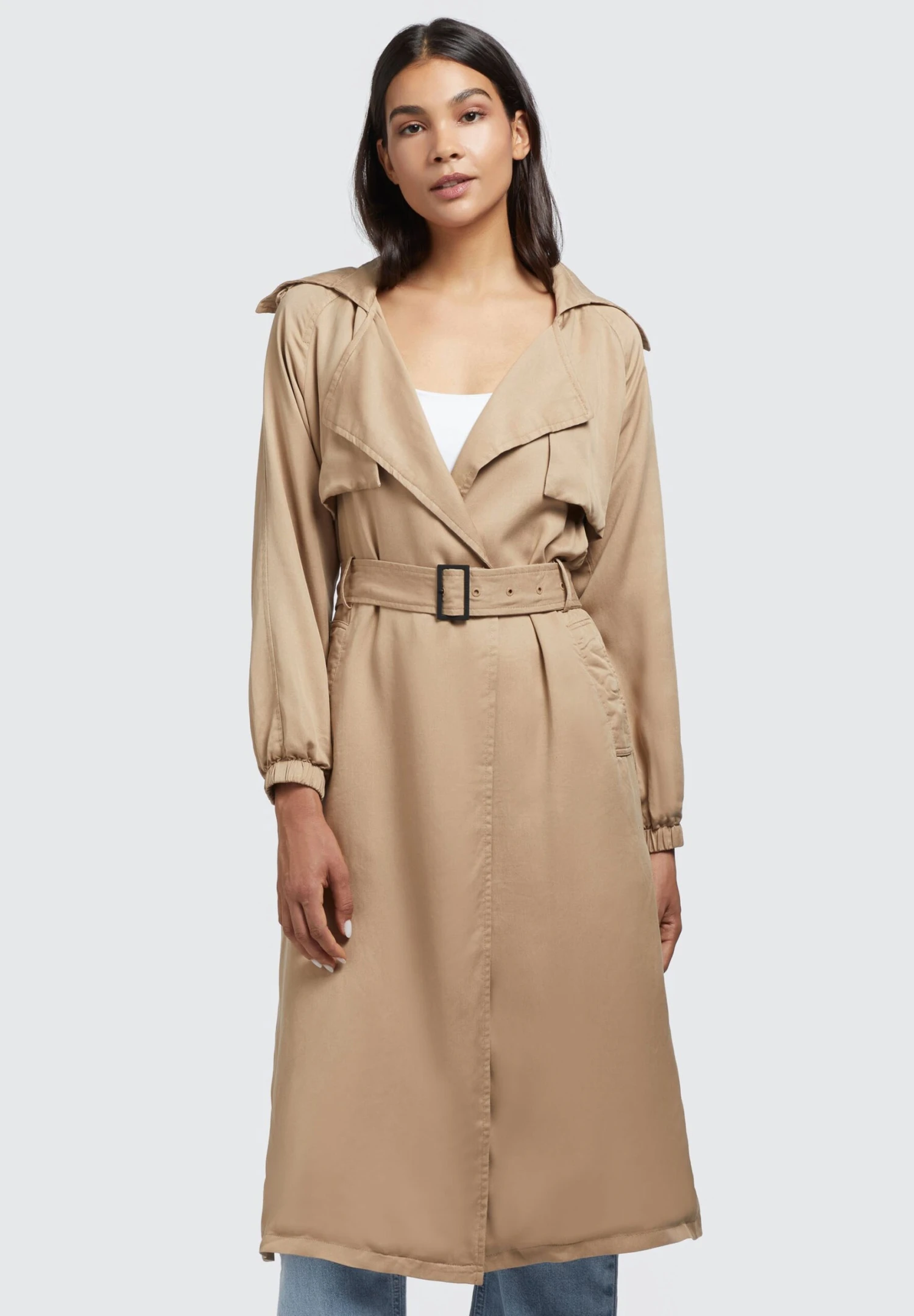 Khujo Garda - Trenchcoat - Beige 1 Khujo Garda - Trenchcoat - Beige