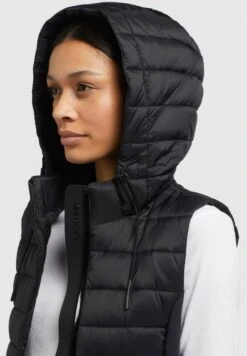Khujo Fabia Matt - Bodywarmer - Schwarz -Khujo 5083ddca65564451a0feed24ee242dc6