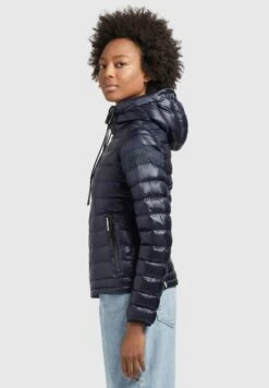 Khujo Lovina4 Shiny - Jas - Dunkelblau -Khujo 54a436d12a4149aeb144e8a36e6b5678