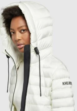 Khujo Lovina4 Shiny - Jas - Cremeweiß -Khujo 5a6a531c7cca40d1bb2fca924f85d154