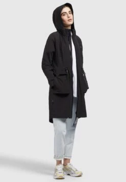 Khujo Levane - Regenjas - Schwarz -Khujo 5fb7a80b60034ae29d52fda58293abd6