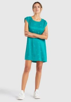 Khujo Margarita - Jurk - Türkis -Khujo 663c2b9016924a1bbaafbd379b5ce1db