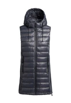 Khujo Becca Shiny - Bodywarmer - Grau -Khujo 6643bd7e7ab44af9af573419feb86329