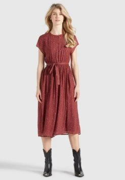 Khujo Louanna - Jumpsuit - Red -Khujo 72d2927d16314c0c8bedc1ba79d4b93a
