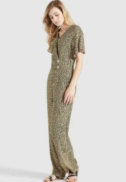 Khujo Borgia - Jumpsuit - Schwarz-Gelb Geblümt -Khujo 745f0e320a9040d5b7ce3f5c9bd55945