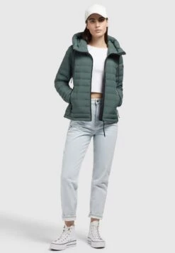 Khujo Lovina Matt - Jas - Kupfergrün -Khujo 748eb17f017240beb6025143b9045aad