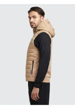 Khujo Wemo Matt - Bodywarmer - Beige -Khujo 74cf340b4b83456588026629038a488f
