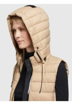 Khujo Weste Becca Matt - Bodywarmer - Beige -Khujo 750e7dc370944a4a827d39889bf63984