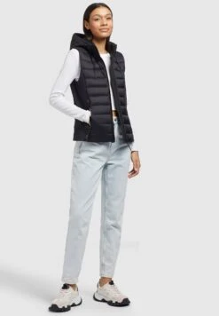 Khujo Fabia Matt - Bodywarmer - Schwarz -Khujo 7aeaad12836a42d7b887c2763409b16d