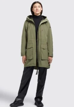 Khujo Mantel Ging - Halflange Jas - Olivgrün -Khujo 7ce24ce6172e40dfbb0976e62d7b6b92