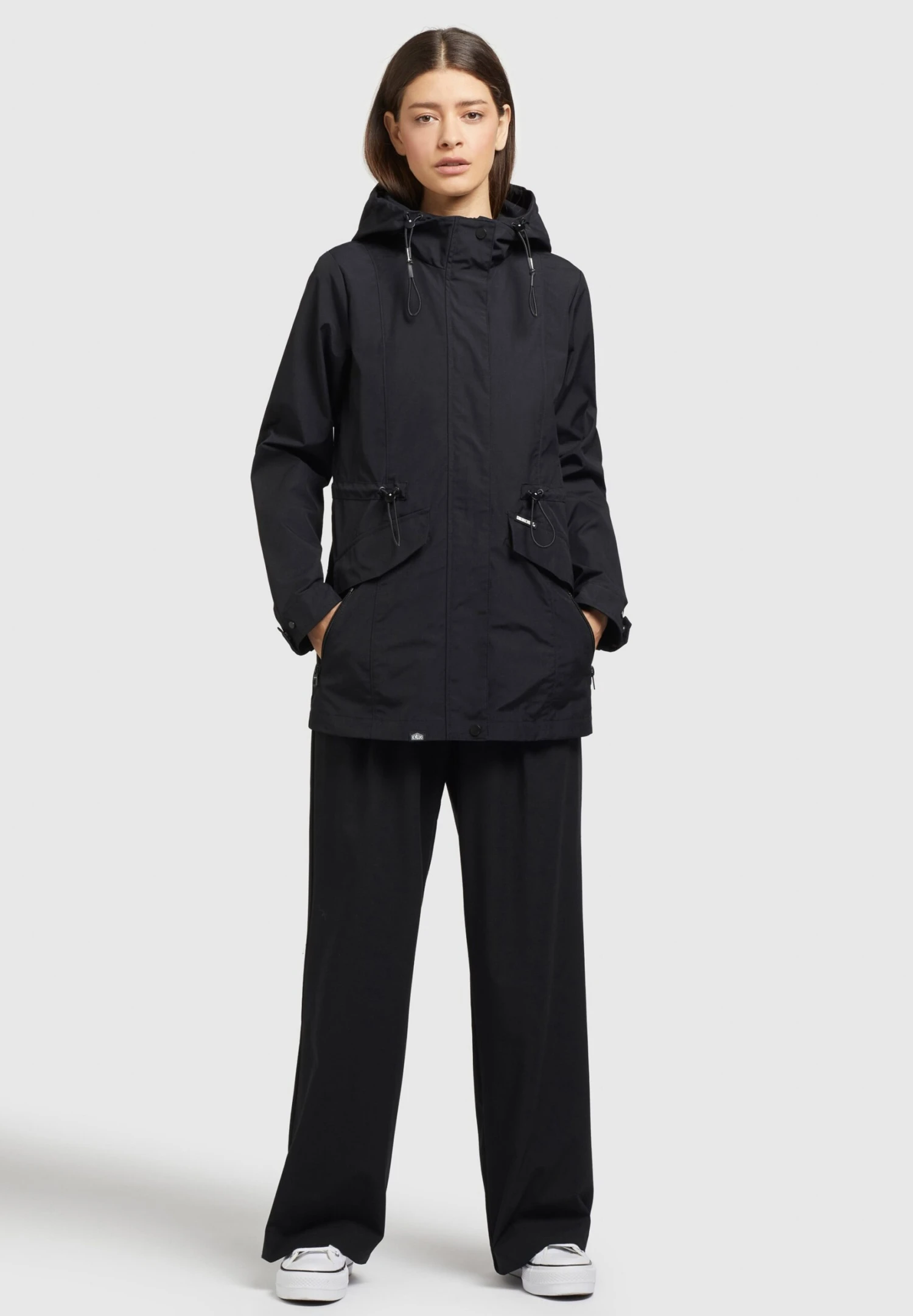 Khujo Felina - Regenjas - Schwarz 2 Khujo Felina - Regenjas - Schwarz - Afbeelding 2