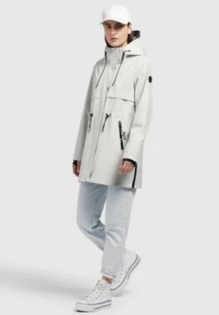 Khujo Zoni - Parka - Hellgrau -Khujo 7f36b5c3b0384a94a66de1a8aa9c482d