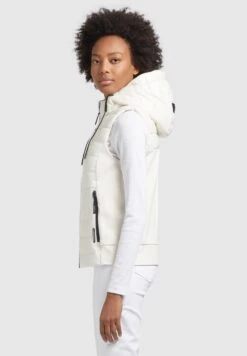 Khujo Fabia Shiny - Bodywarmer - Weiß -Khujo 83f7206c9eea43968e16a2f4cde48cbb