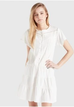 Khujo Kapua - Jurk - Weiß -Khujo 88a19567238a47a99295fc7afde183a2