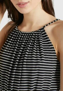 Khujo Valda - Top - Schwarz-Weiß Gestreift -Khujo 8984a46905e3452a8f8ff41d6852dcd7