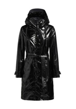 Khujo Alecia - Trenchcoat - Schwarz -Khujo 8bc564cd4fae4ef0a9bfe987156cd676