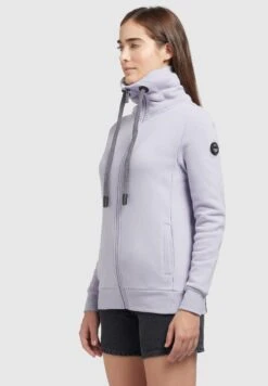 Khujo Tosta - Sweater Met Rits - Flieder -Khujo 8d5be84698fd4eab901507e66abff0d4