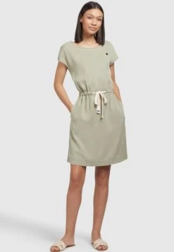 Khujo Hediye - Jurk - Oliv -Khujo 8e156d15b70b4eedb75ab3ea6e1dfe86