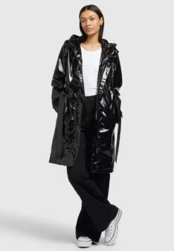 Khujo Alecia - Trenchcoat - Schwarz -Khujo 8e6a736ac00b45b890b69e5c33a64f09