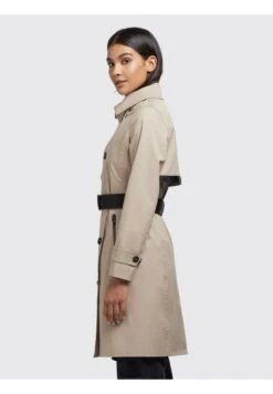 Khujo Trenchcoat - Beige -Khujo 8f1c0e4eca8c45e8af0ef1d768de5879