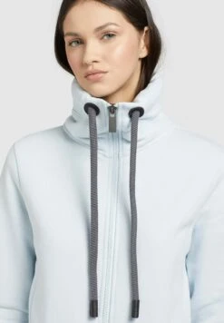 Khujo Tosta - Sweater Met Rits - Hellblau -Khujo 8f6de69aba834e65bca09dc973c828dc