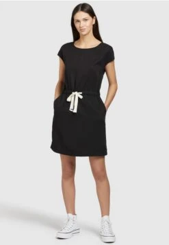 Khujo Hediye - Jurk - Schwarz -Khujo 957842ad9da94adc949399bfe30d140a