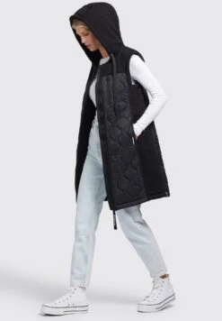 Khujo Fonda - Bodywarmer - Schwarz -Khujo 99a22a248ae94deeb00d90ac004fa0a9