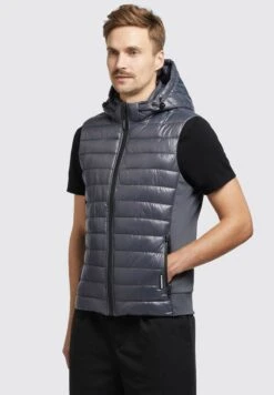 Khujo Wemo Shiny - Bodywarmer - Grau -Khujo 9b543eeefbf7473895764e54db8ff74a