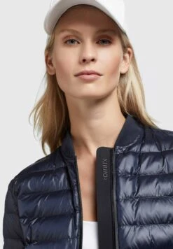 Khujo Greta Shiny - Jas - Dunkelblau -Khujo a6be3e12553d4dd4831a952a59095db9