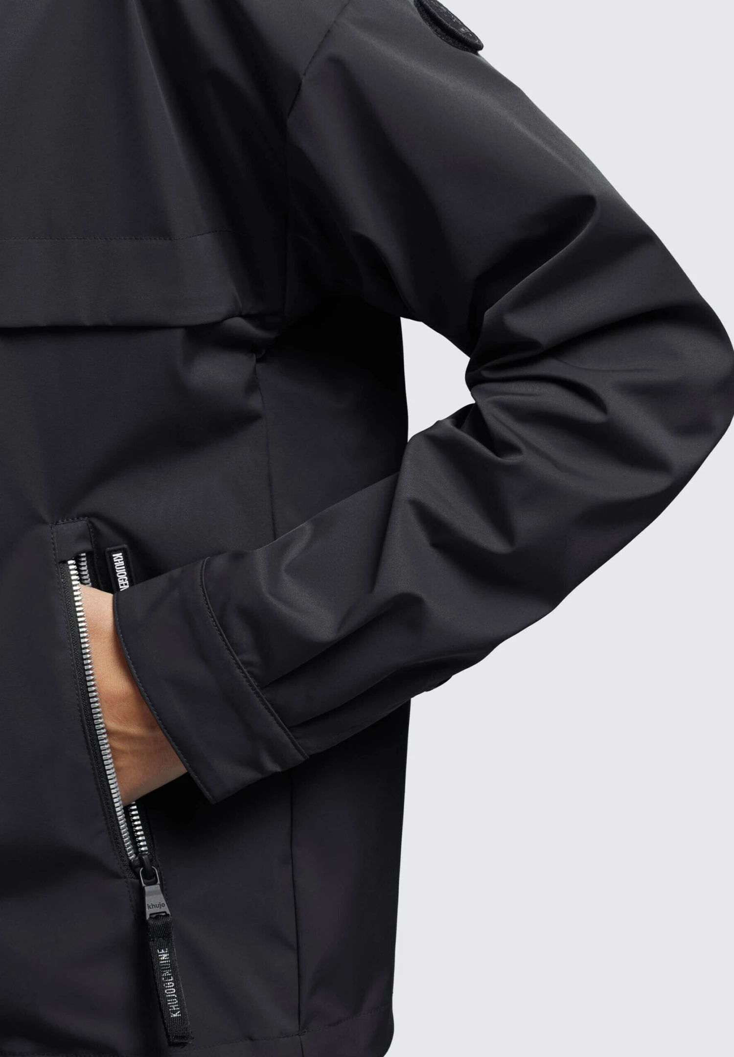 Khujo Blair2 - Lichte Jas - Schwarz 7 Khujo Blair2 - Lichte Jas - Schwarz - Afbeelding 7