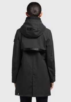 Khujo Izaf - Regenjas - Schwarz -Khujo ad26ed270223426ca9025f419c527406