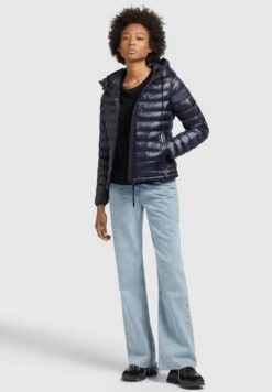 Khujo Lovina4 Shiny - Jas - Dunkelblau -Khujo b59f1c65204d42d5ac32cf4105fd0bad