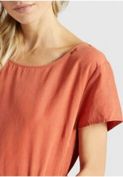 Khujo Asba - Jurk - Terrakotta -Khujo b850bd4ca1ce4d4488e3ce07dee5f856