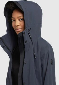 Khujo Izaf - Regenjas - Dunkelblau -Khujo c554347307e5449087fa0b6411a889a0