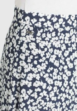 Khujo Undine - A-Lijn Rok - Dunkelblau-Weiß Geblümt -Khujo c591c2f35a3641fda55c42c5544a3488